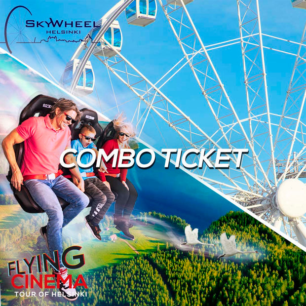 Flying Cinema Experience & Skywheel, combo ticket